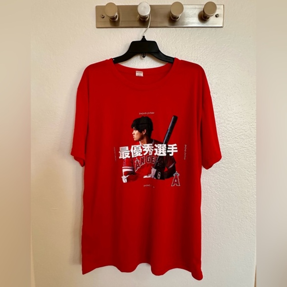 NWOT Shohei Ohtani LA Angels Game Giveaway Unisex MVP Short Sleeve Tee